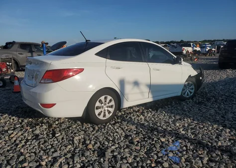 2016 Hyundai Accent Se z USA, uszkodzony, nr VIN KMHCT4AE5GU988526